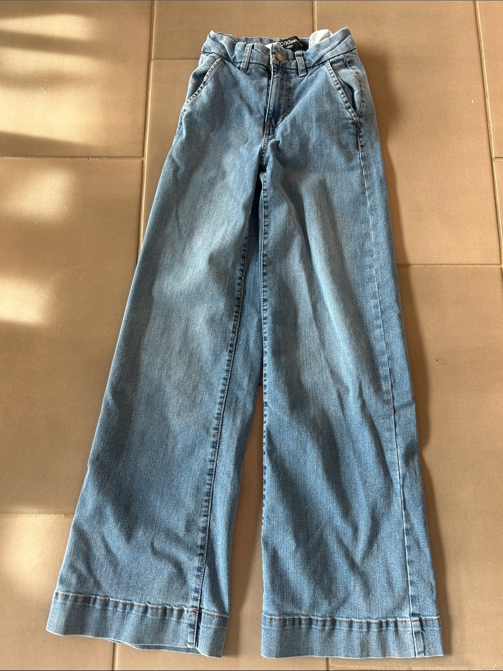 BCBGeneration Light Blue Wide Leg Jeans